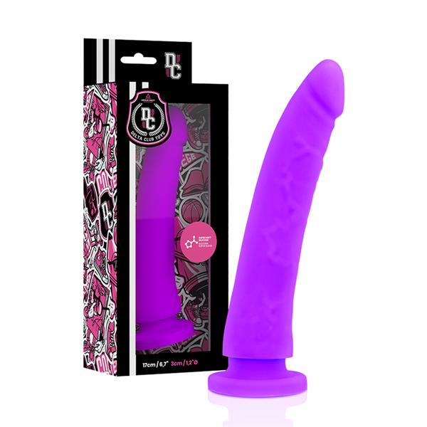 TOYS HARNESS + DONG PURPLE SILICONE 17 CM -O- 3 CM