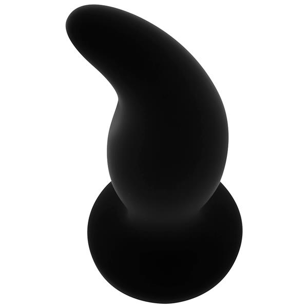 CURVED SILICONE ANAL PLUG P-POINT 12 CM