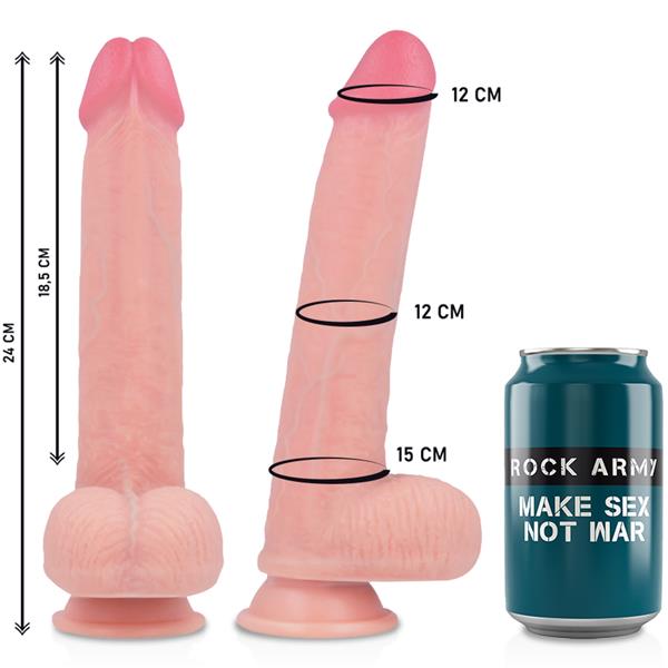 DILDO ROCKARMY KINGCOBRA 24CM