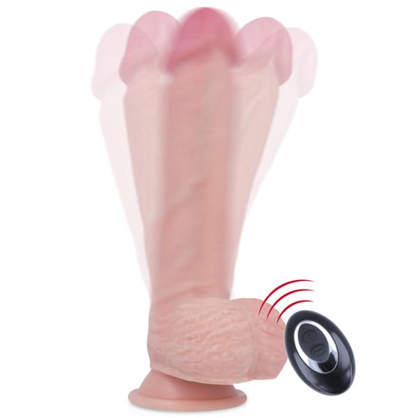 HARNESS + LIQUID SILICONE VIBRATOR PREMIUM APACHE REMOTE CONTROL 20.5 CM -O- 4.62 CM
