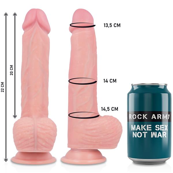 HARNESS + LIQUID SILICONE VIBRATOR PREMIUM APACHE REMOTE CONTROL 20.5 CM -O- 4.62 CM