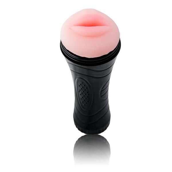 MOUTH MASTURBATOR WITH VIBRATOR 7 RHYTHMS