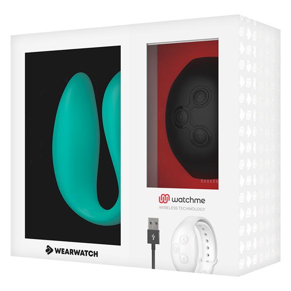 DUAL TECHNOLOGY VIBRATOR WATCHME AQUAMARINE / JET