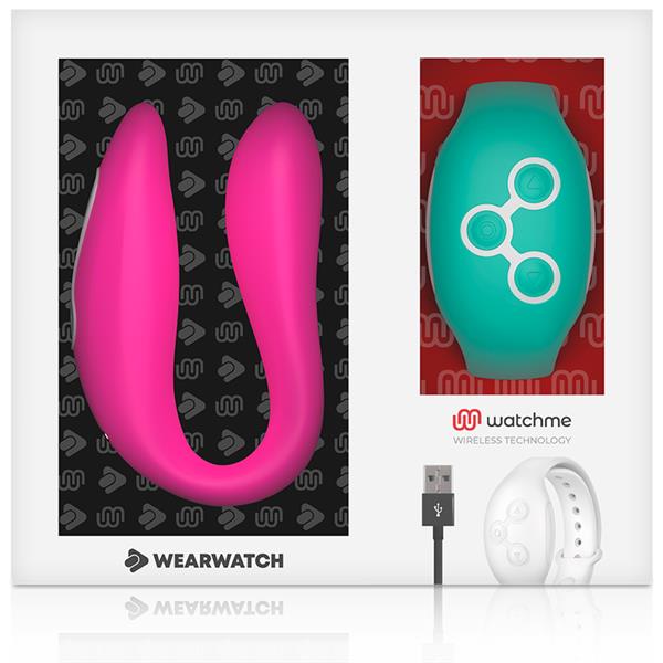 DUAL TECHNOLOGY WATCHME VIBRATOR FUCHSIA / SEAWATER