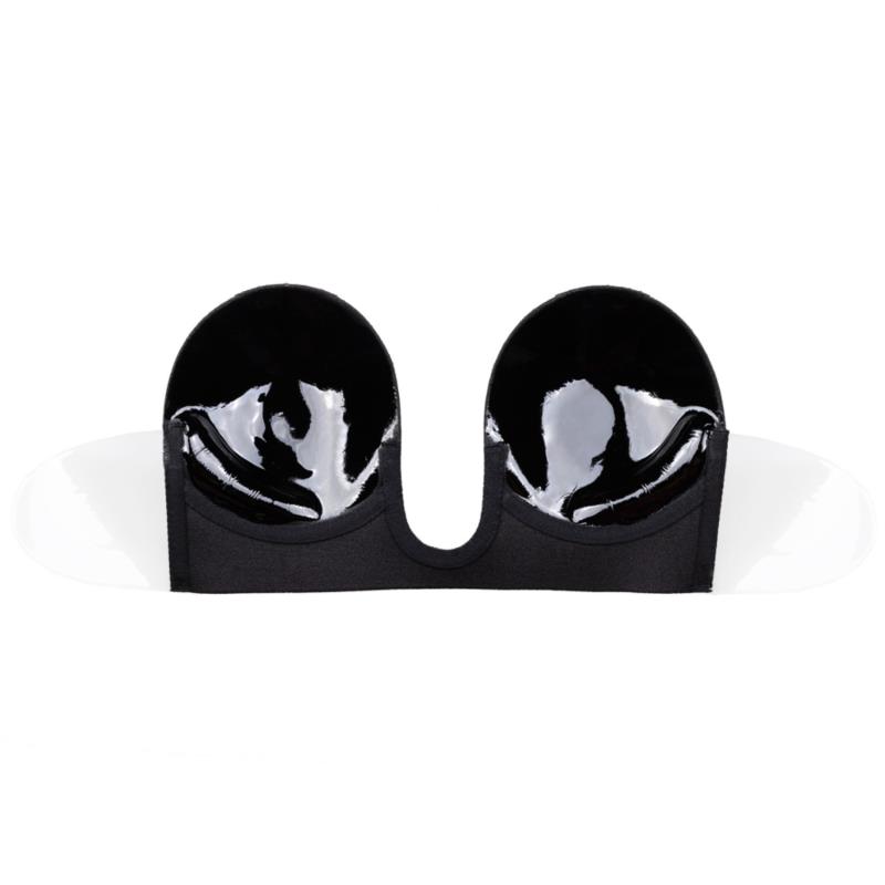 BRA WITHOUT HANDLES SHAPE U BLACK CUP A