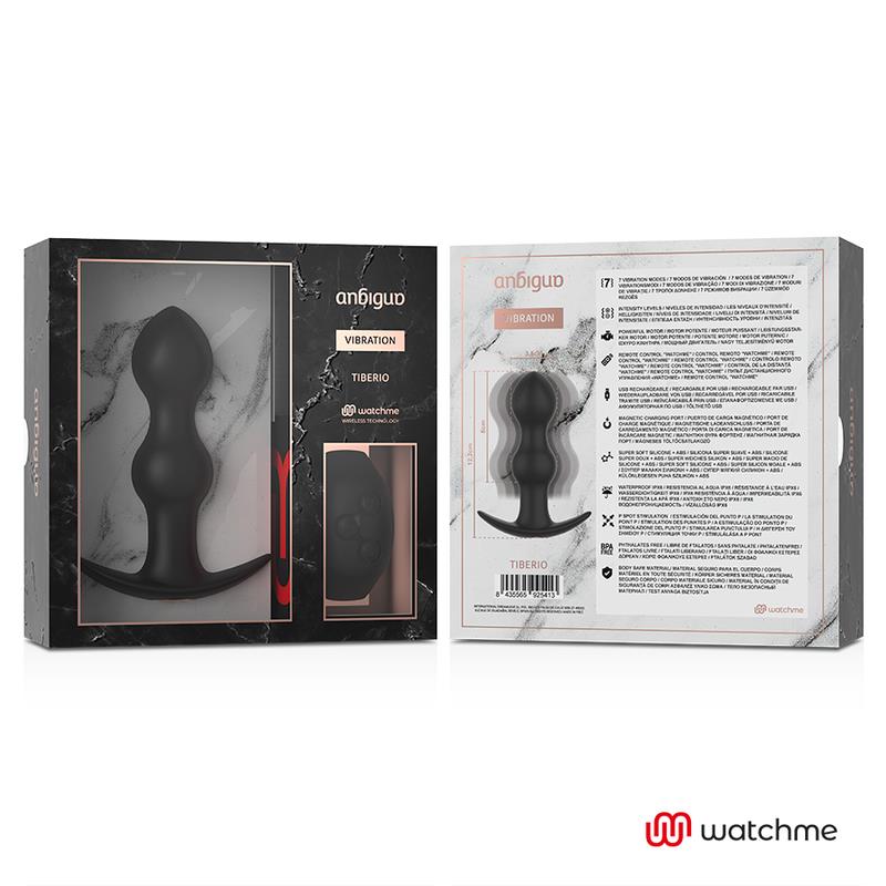 WATCHME REMOTE CONTROL PLUG ANAL VIBRATOR TIBERIO