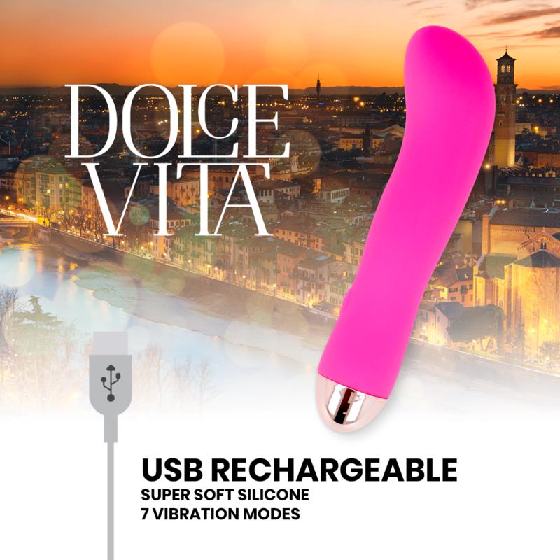 POLNILNI VIBRATOR TWO ROZA 7 HITROSTI