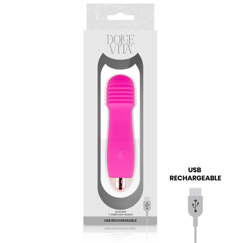 POLNILNI VIBRATOR THREE ROZA 7 HITROSTI