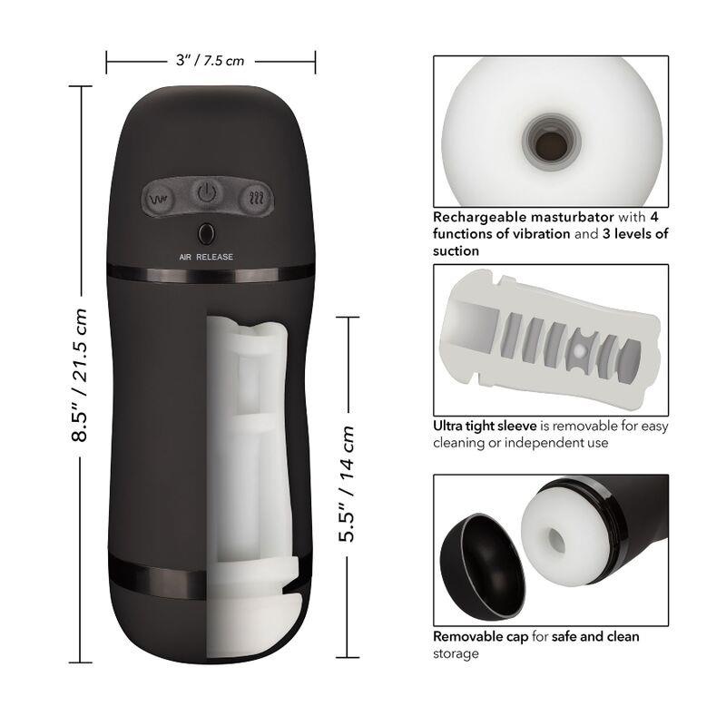 OPTIMUM POWER VIBRATING SUCTION MASTURBATOR