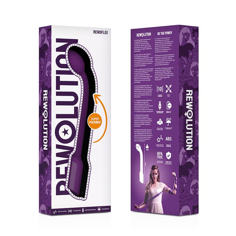 REWOFLEX FLEXIBLE G-POINT STIMULATOR VIBRATOR