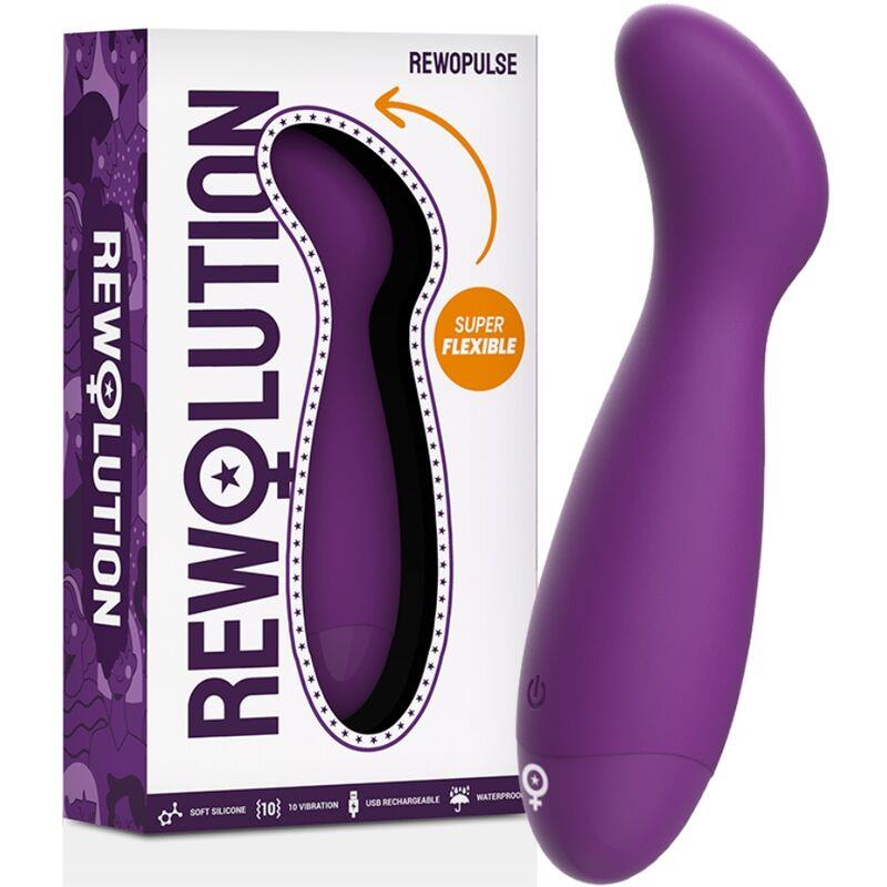 REWOPULSE FLEXIBLE VIBRATOR G-POINT STIMULATOR