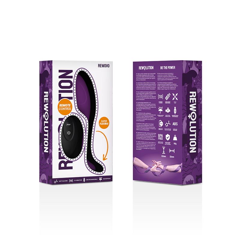 REWOVO JAJČNI VIBRATOR Z DALJINSKIM UPRAVLJANJEM