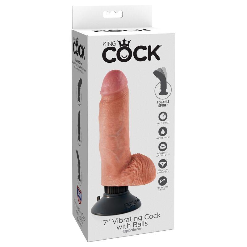 17.78 CM VIBRIRAJOČI KLOK S KROGLICAMI KOŽE