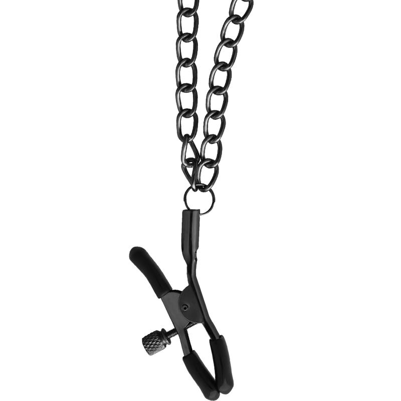 RED EDITION COLLAR WITH NIPPLE CLAMPS WITH NEOPRENE LINING