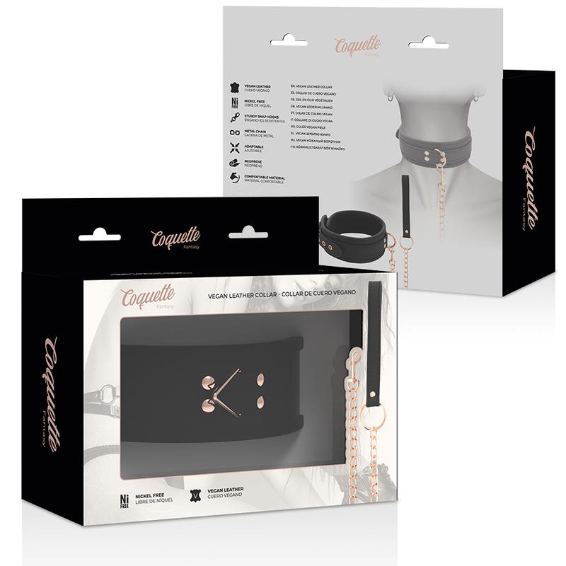 FANTASY VEGAN LEATHER COLLAR WITH NEOPRENE LINING