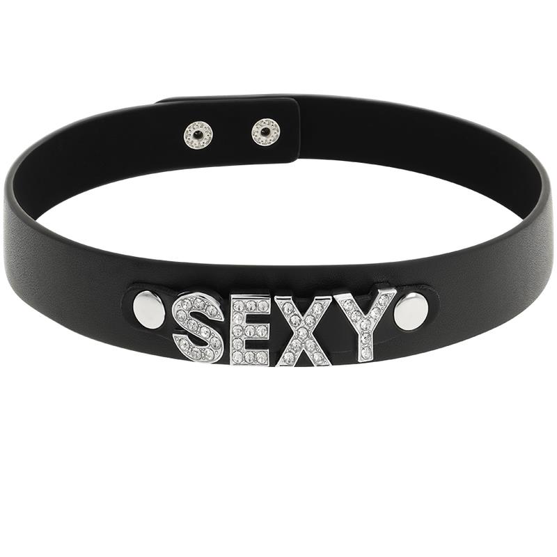SEXY VEGAN LEATHER CHOKER