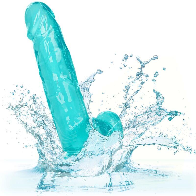 SIZE QUEEN DILDO BLUE 15.3 CM