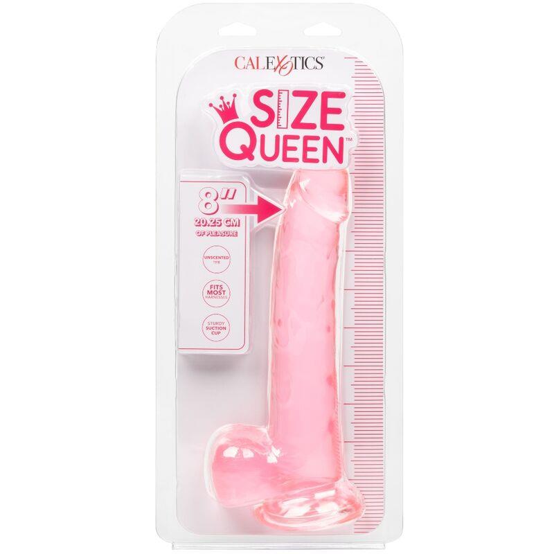SIZE QUEEN DILDO PINK 20.3 CM