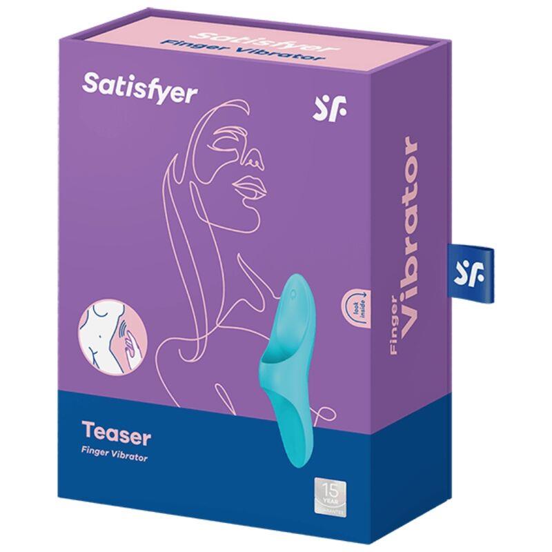TEASER FINGER VIBRATOR BLUE LIGHT