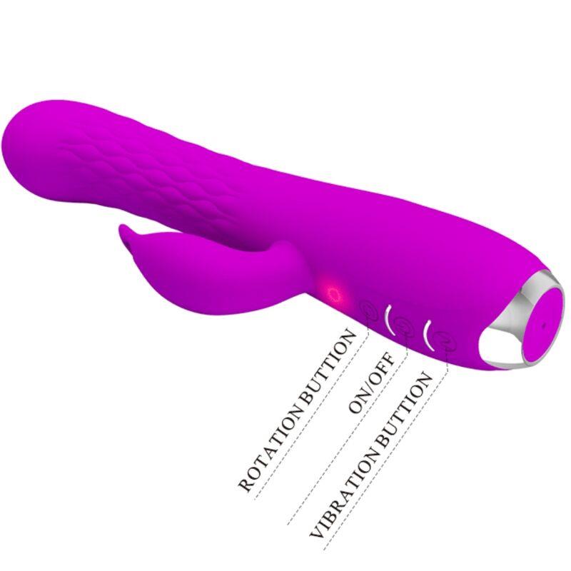 MOLLY VIBRATOR WITH RECHARGEABLE ROTATION