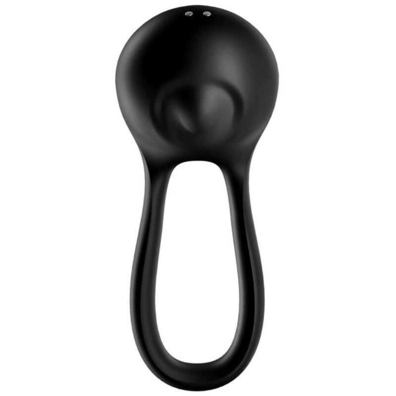 MAJESTIC DUO RING VIBRATOR BLACK