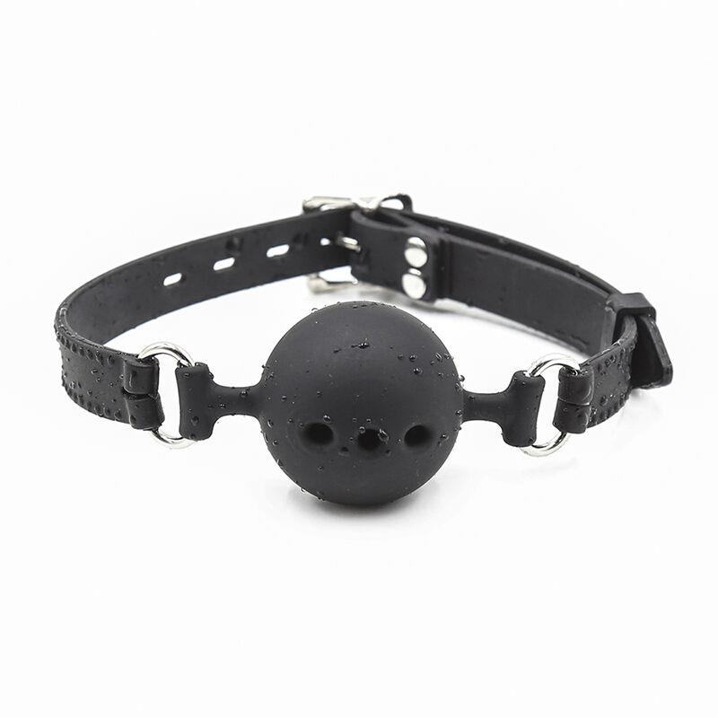 BREATHABLE SILICONE BALL GAG SIZE L