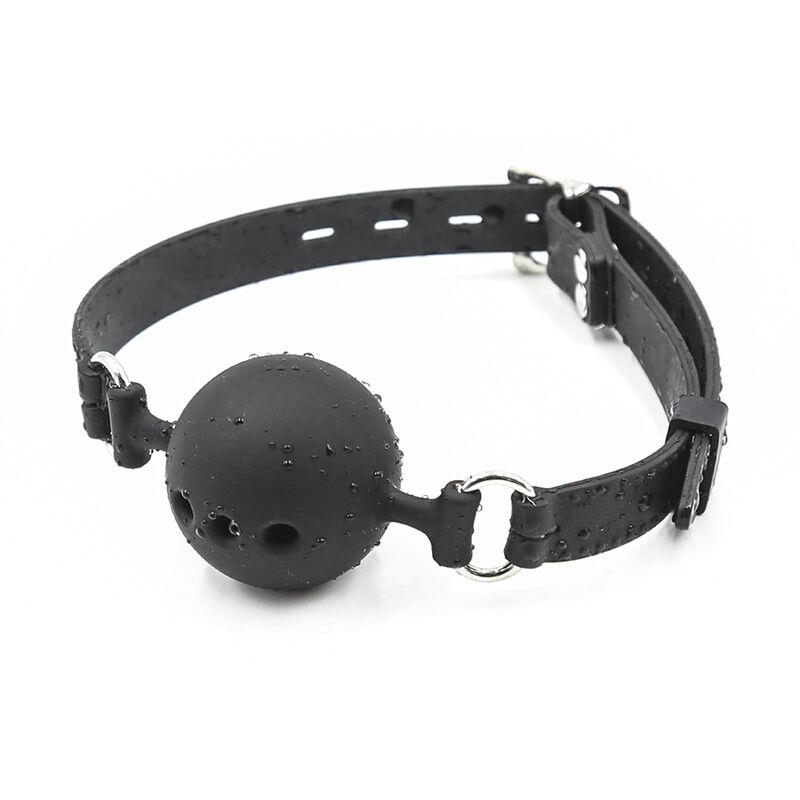 BREATHABLE SILICONE BALL GAG SIZE L