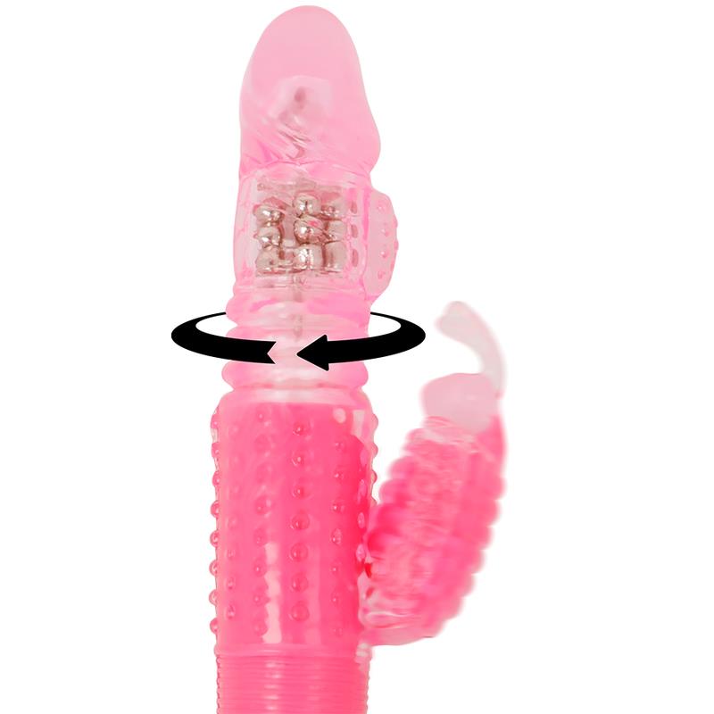 ROTATING VIBRATOR WITH RABBIT