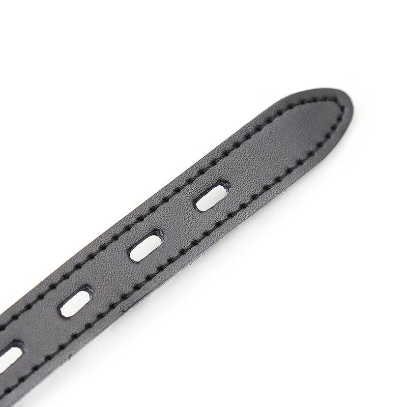SILICONE BALL GAG WITH LEATHER BELT (PADLOCK INCLUDED)
