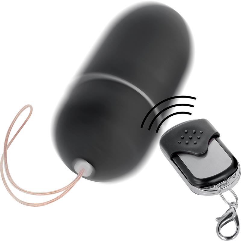 REMOTE CONTROL VIBRATING EGG L BLACK