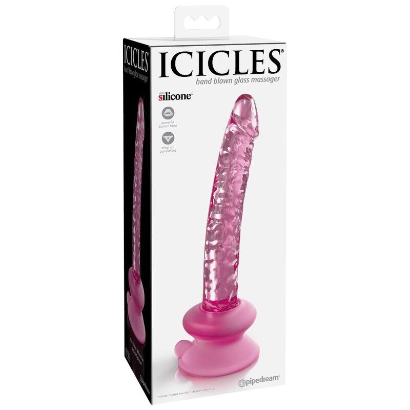 N. 86 STEKLENI DILDO Z VAKUMSKO PRIMKO