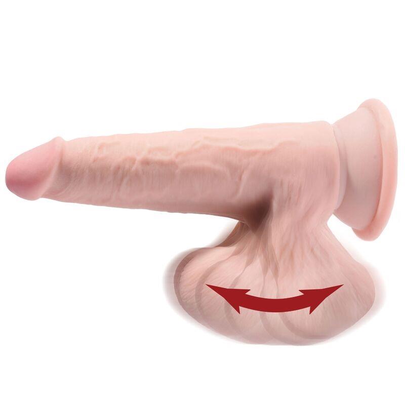 PLUS 3D DILDO SWINGING BALLS 20.3 CM