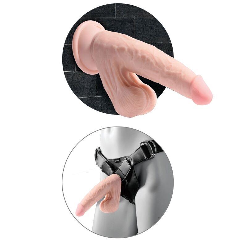 PLUS 3D DILDO SWINGING BALLS 12.7 CM