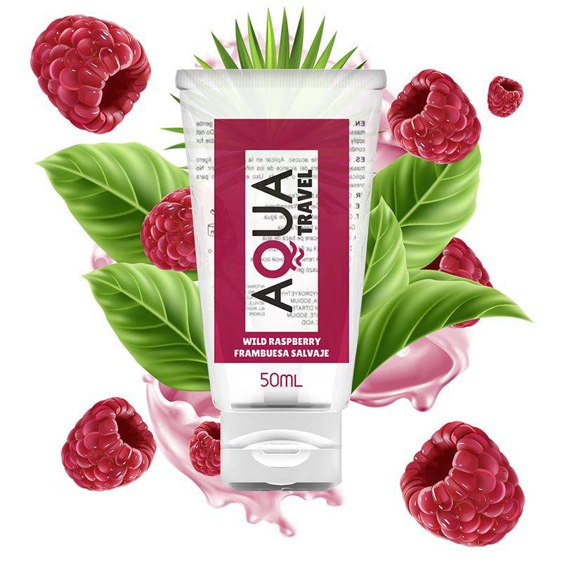 WILD RASPBERRY FLAVOUR WATERBASED LUBRICANT - 50 ML