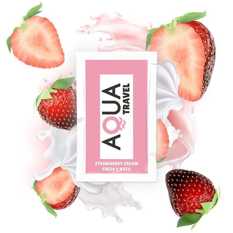 STRAWBERRY CREAM FLAVOUR WATERBASED LUBRICANT 6 ML