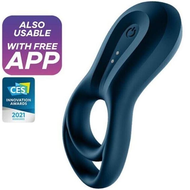 EPIC DUO RING VIBRATOR APLIKACIJA MODRA