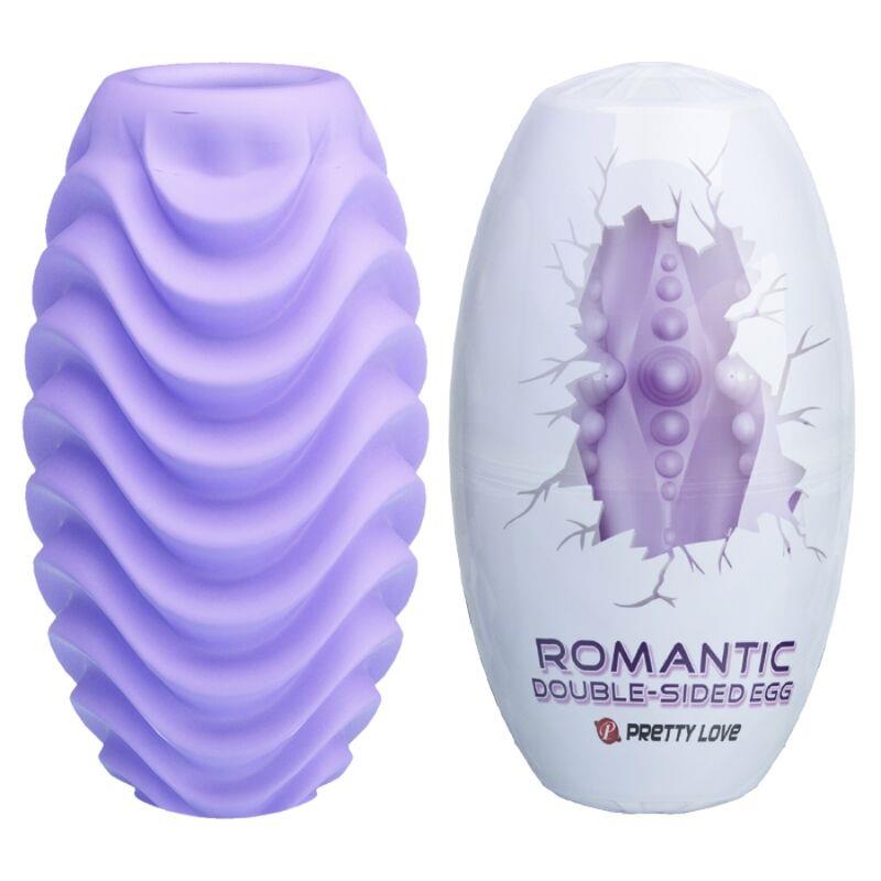 DOUBLE SIDED LILAC MASTURBATOR EGG