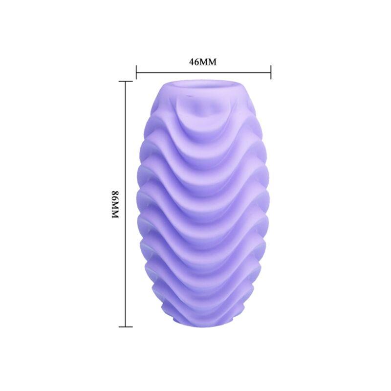 DOUBLE SIDED LILAC MASTURBATOR EGG