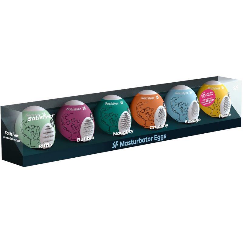 MASTURBATOR EGGS 6 UNITS SET