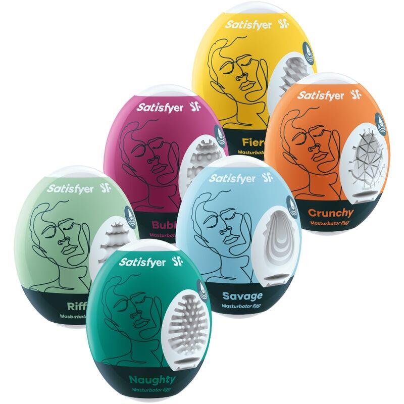 MASTURBATOR EGGS 6 UNITS SET