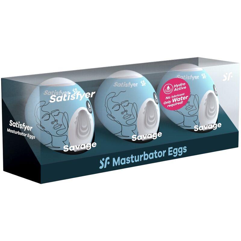 3 MASTURBATOR EGGS SAVAGE