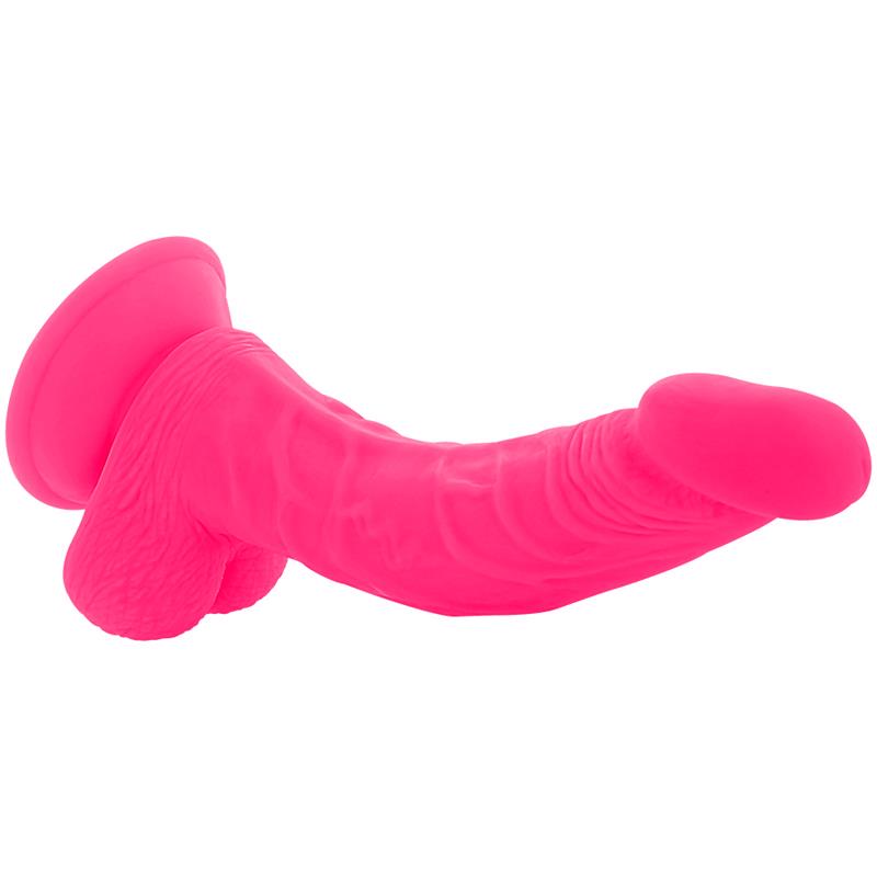 FLEXIBLE VIBRATING DILDO PINK 21.5 CM -O- 4.5 CM