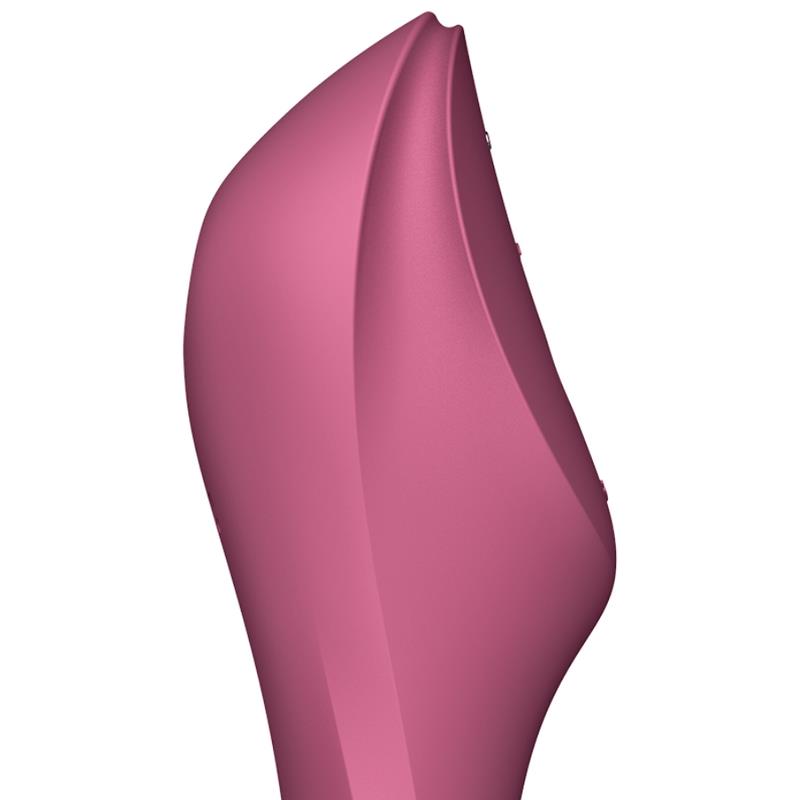 CURVY TRINITY 3 AIR PULSE VIBRATOR RED