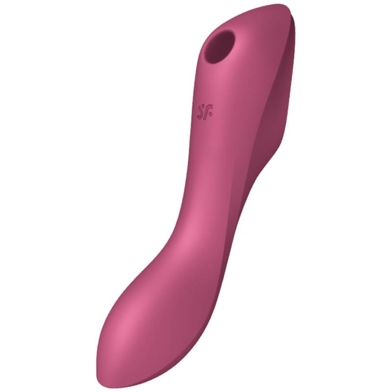 CURVY TRINITY 3 AIR PULSE VIBRATOR RED