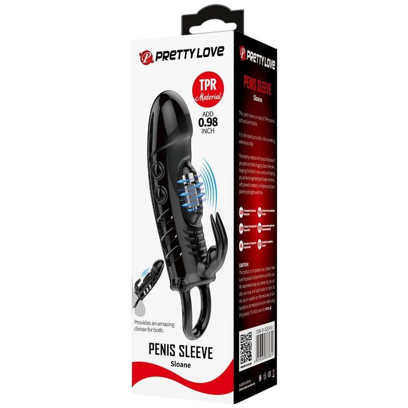 SLOANE RABBIT PENIS SHEATH BLACK