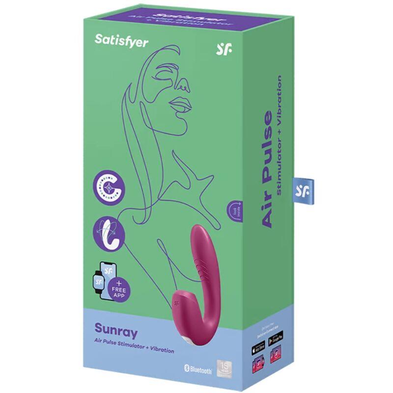 SUNRAY STIMULATOR AND VIBRATOR APP RED