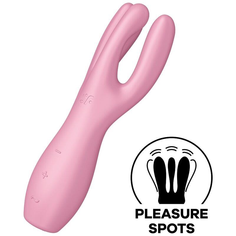 THREESOME 3 VIBRATOR PINK