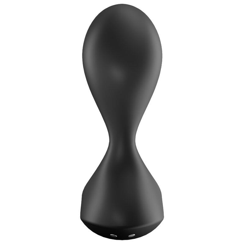 SWEET SEAL VIBRATING PLUG APP BLACK