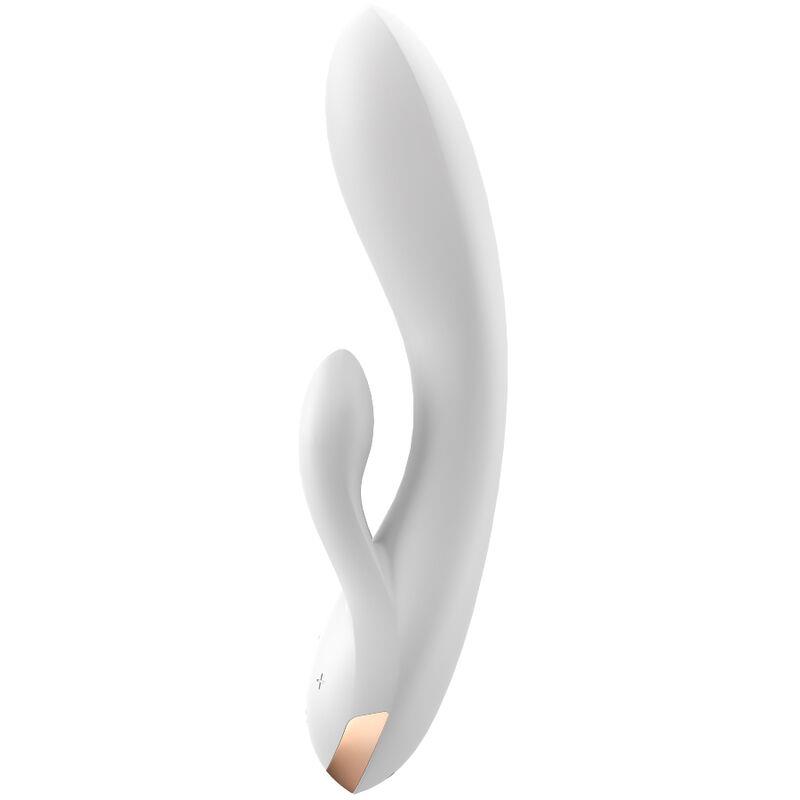 DOUBLE FLEX VIBRATOR APP WHITE