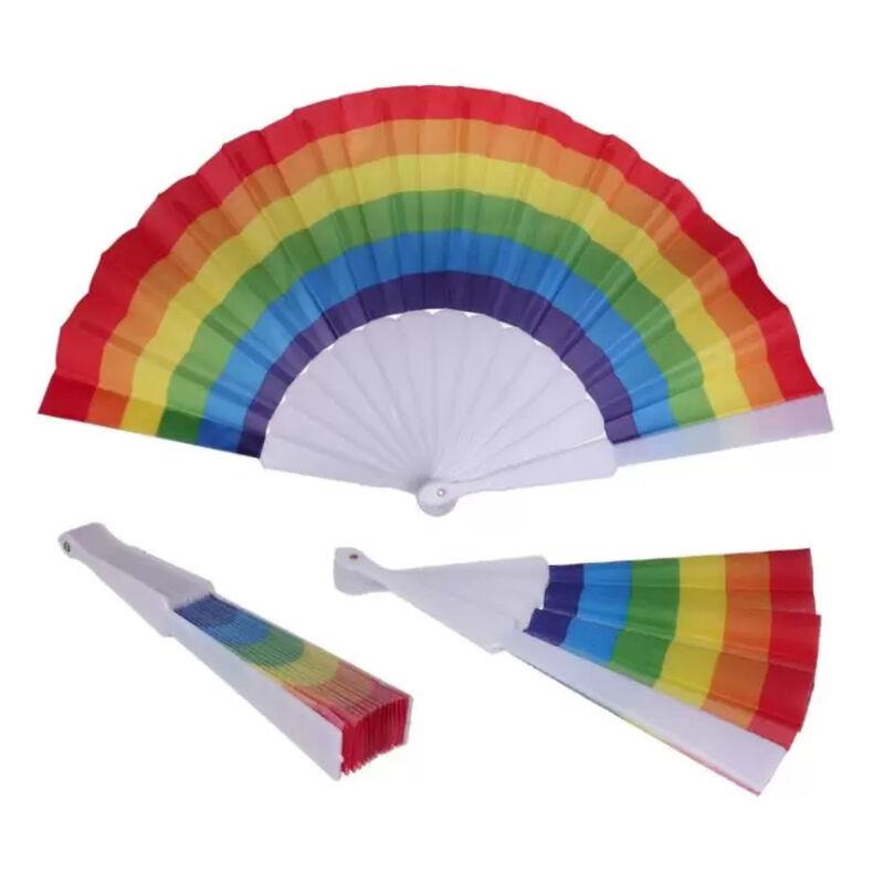 LGBT FLAG FABRIC FAN